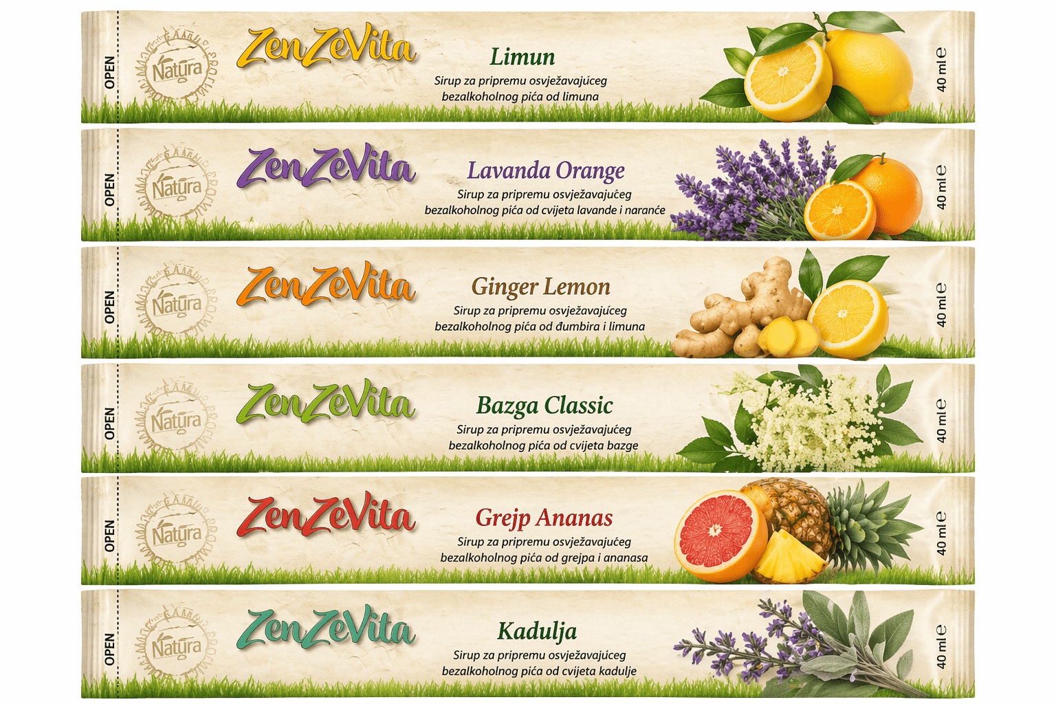 Zenzevita sirup 40 ml. 50/1